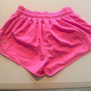Lululemon Athletica Vibrant Pink Athletic Shorts